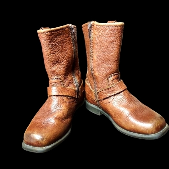FRYE Youth size 9 leather boots children's unisex - Picture 14 of 16